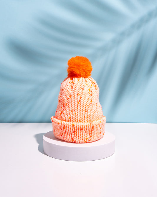 PISANA KAPA - ORANŽNI COFEK (Majhna Velikost)