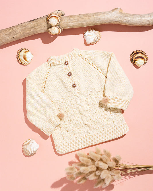 PULOVRČEK Z LEVČKOM (2-5mesecev)