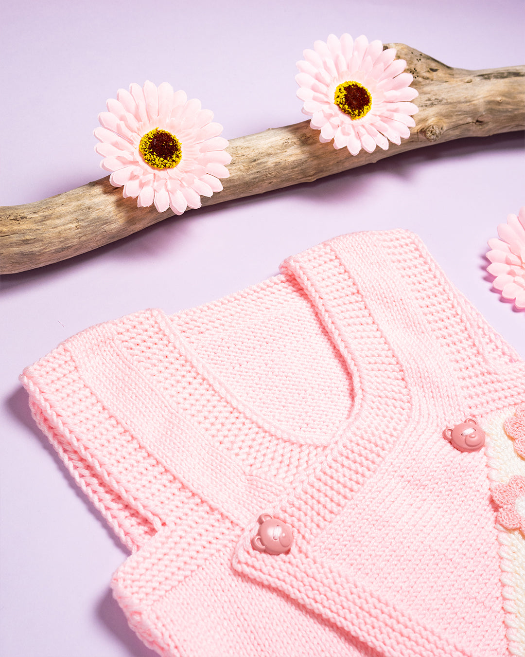 ROZA TELOVNIK Z ROŽICAMI (12-18mesecev)