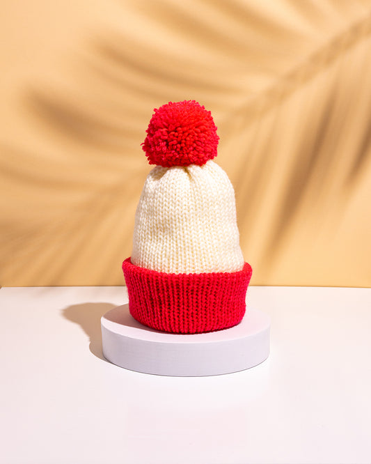 BELO RDEČA KAPA - RDEČI COFEK (Srednja Velikost)